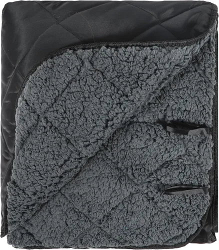 Vista 9 de REDCAMP Manta impermeable para estadio con forro sherpa, manta de automóvil para clima frío, resistente al viento para acampar al aire libre