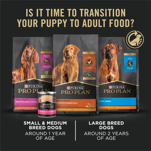 Vista 8 de Purina Pro Plan Alimento seco para cachorros con alto contenido de proteínas, fórmula de pollo y arroz, bolsa de 6 libras