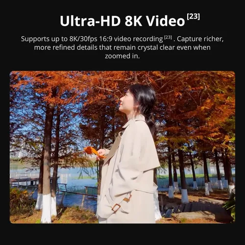 Vista 4 de DJI Osmo Action 6 Essential Combo, cámara de acción con sensor cuadrado de 1/1.1 ″, apertura variable de f/2.0–f/4.0, resistente al frío, batería