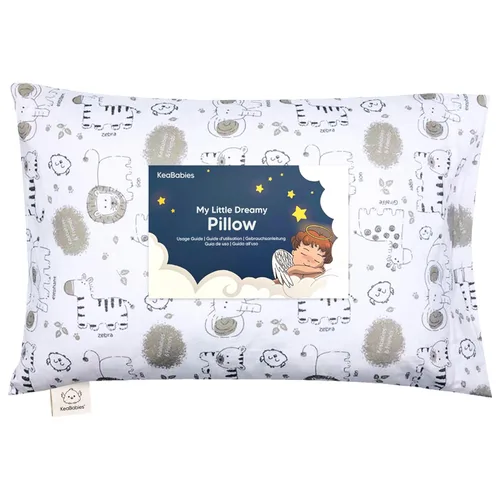 Vista 16 de KeaBabies - Almohada con funda para niños pequeños, almohada My Little Dreamy de 13 x 18 pulgadas (ABC Land)