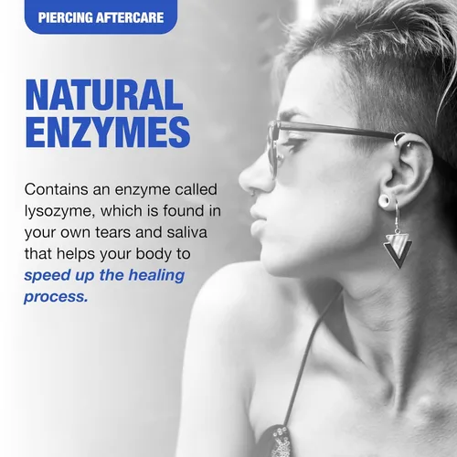 Vista 6 de H2Ocean Spray de cuidado posterior para piercing, 4 onzas (paquete de 2) (2023)