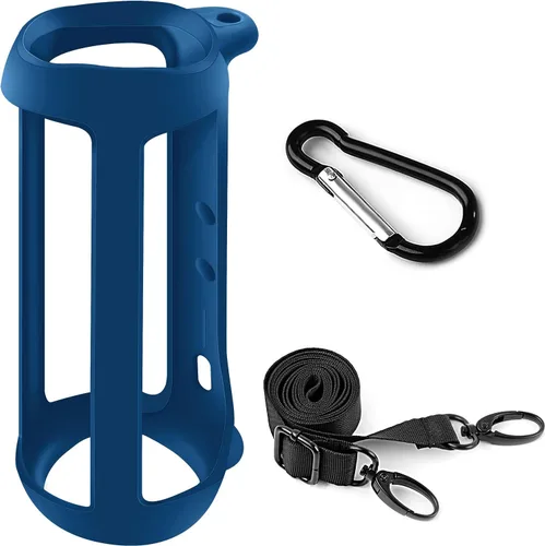 Vista 7 de Funda de silicona compatible con altavoz Bluetooth portátil FLIP 5, funda de gel suave para piel, funda de goma, bolsa de transporte de viaje