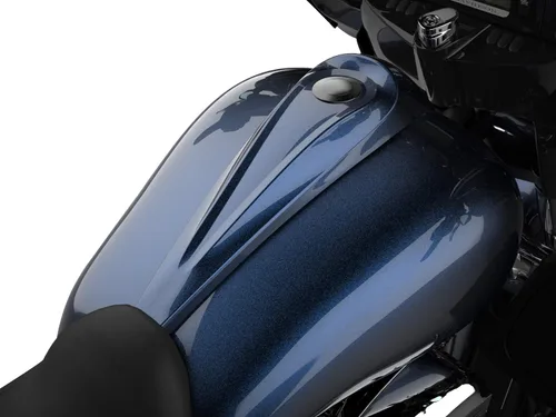 Vista 65 de Fundas de tanque estiradas para whisky ámbar con consola de tablero para Harley Touring Street Glide Road Glide 2014 2015 2016 2017 2018 2019 2020