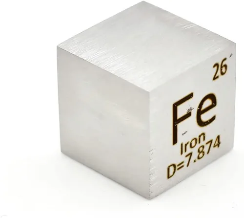 Vista 33 de Cubo de Antimonio Sb 99.99% Elemento Puro de 10mm de Densidad para Colección de Elementos, Tabla Periódica, Cazador y Más (1 cm, Antimonio)