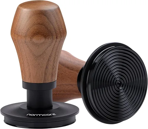 Vista 11 de Normcore Tamper para Espresso de Café de 53.3mm - Base de Revestimiento de Titanio Ondulado - Tamper con Carga de Resorte - Muelles de Reemplazo