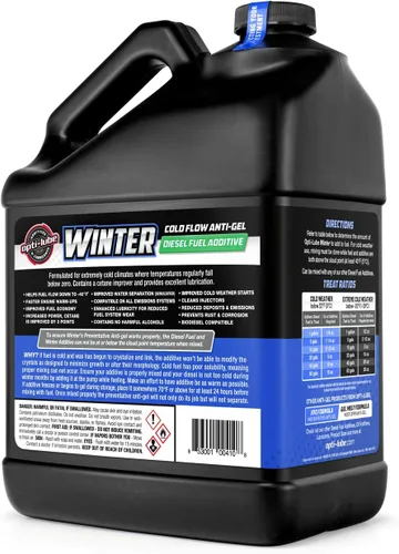 Vista 2 de Opti-Lube Fórmula de invierno Aditivo para combustible diesel anti-gel: galón (1 galón (terrenos 512 galones))