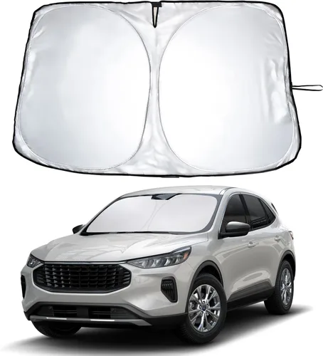 Vista 209 de EcoNour - Parasol plegable para parabrisas de Toyota Tacoma 2016-2025 2026, accesorios para camioneta de 2 puertas y 4 puertas, protector de visera