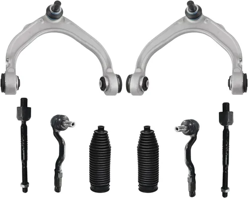 Vista 352 de Detroit Axle - Kit de brazos de control delanteros de 8 piezas para Toyota Sienna 2004-2010, 2 brazos de control inferiores con rótulas, 4 barras