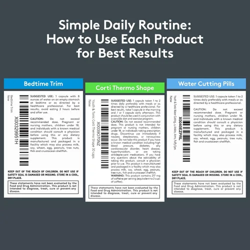 Vista 8 de Youth & Tonic Lean Sculpt - Limpieza definida – Peso del agua, forma de cortithermo y ajuste a la hora de acostarse para el metabolismo