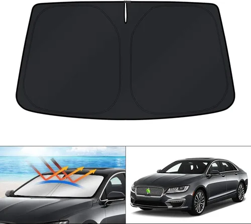 Vista 103 de KUST Parasol para parabrisas para BMW X1 F48 2016, 2017, 2018, 2019, 2020, 2021, 2022, accesorios de ajuste personalizado, parasol plegable
