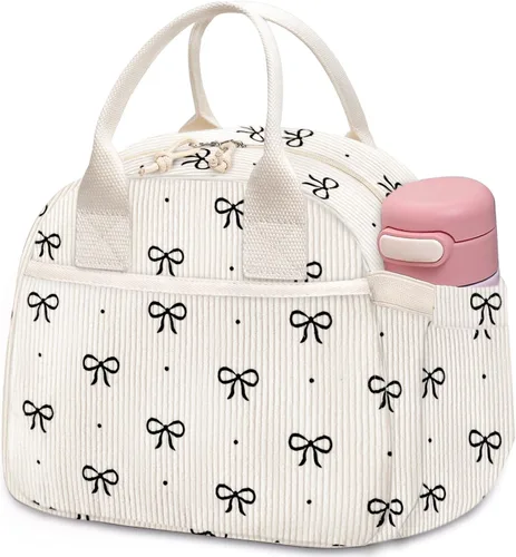 Vista 28 de Carry bloom Lonchera para mujer, bolsa de almuerzo aislada, bonita bolsa