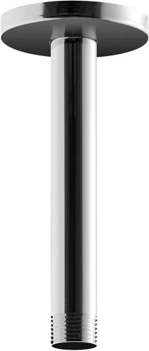 Vista 16 de OFFO Brazo de ducha con brida, 3 pulgadas montaje en techo cabezal de ducha de lluvia de repuesto brazo recto montado en techo para cabezal de ducha