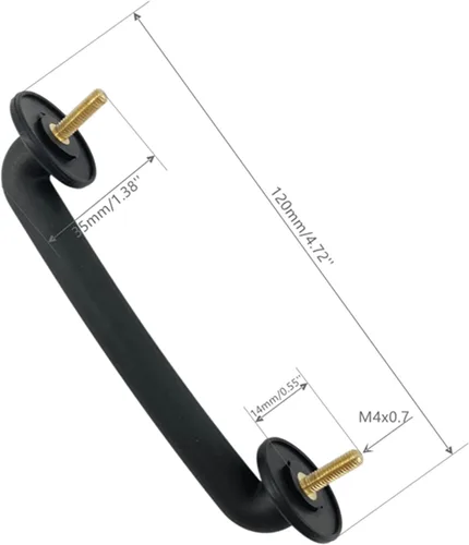 Vista 3 de Correa para capó para parabrisas, mango de capó, bucle Footman compatible con Jeep Wrangler TJ 1997-2006, Wrangler JK 2007-2018 Reemplazar 55176422