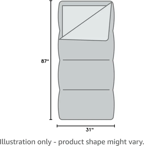Vista 6 de Snugpak Jungle Bag - Saco de dormir ligero con cremallera lateral izquierda o derecha, bolsa compacta de viaje y camping