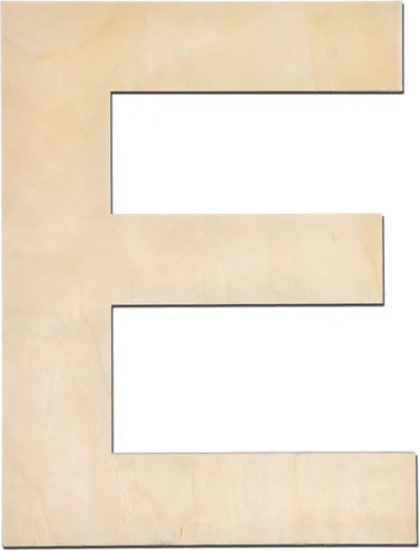 Vista 9 de Letra de madera A de 12 pulgadas de grosor, letra de madera grande sin terminar de 1/4 de pulgada de grosor para decoración de pared del hogar