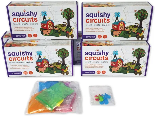 Vista 10 de Squishy Circuits Kit de grupo - Explora circuitos eléctricos con masa de juego - Kits de ciencia STEM para niños de 8 a 12 años - Diversión