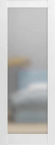 Vista 7 de SARTODOORS Frosted Lite - Panel de puerta de vidrio de 28 x 80 pulgadas Planum 2102 seda blanca para uso como armario corredizo de bolsillo