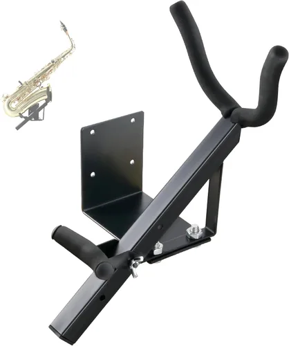 Vista 11 de EASTROCK Alto & Tenor - Soporte plegable para saxofón con 2 soportes desmontables para flauta/clarinete
