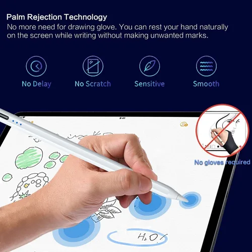 Vista 6 de Lápiz capacitivo para iPad de 6ª a 11ª generación, 10 minutos de carga rápida Apple Pencil compatible con lápices iPad de 2018-2025, Apple Pen