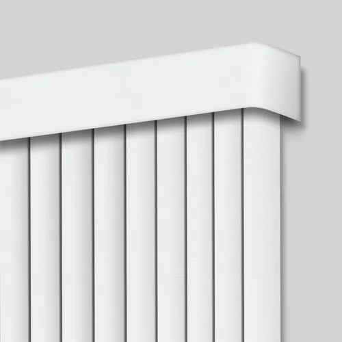 Vista 14 de Persianas verticales inalámbricas, persianas verticales de tela opaca beige, ahorro de energía, protección UV que reduce el ruido, persianas