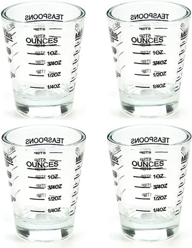 Vista 8 de Vasos de chupito, vaso medidor, líquido pesado, copa de vino, vaso de chupito de expreso, 1.5 onzas/1.5 fl oz (paquete de 0.1 - 1.5 fl oz)