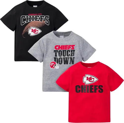 Vista 33 de Gerber Unisex Baby NFL 3 Pack Short Sleeve Team Fan Tee Shirt