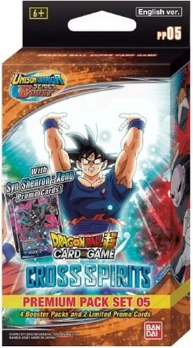 Vista 2 de BANDAI NAMCO Entretenimiento Dragon Ball Super Card Game: Cross Spirits Premium Pack Set 05