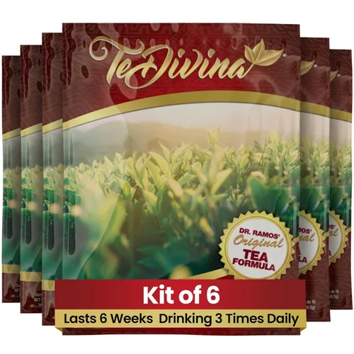Vista 8 de Un paquete de té desintoxicante para uso una vez a la semana de Tea Divina, 1 paquete