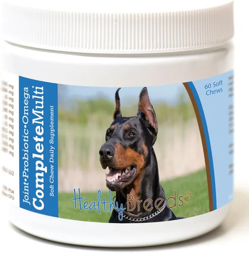 Vista 342 de Healthy Breeds Cavalier King Charles Spaniel - Multivitamínico todo en uno, completo con probióticos, glucosamina, condroitina y omegas, 60
