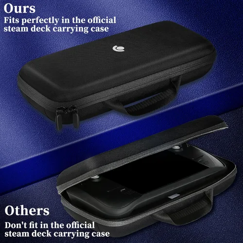 Vista 6 de Protective Case for Steam Deck, Mooroer Steam Deck Clear Case, TPU Soft Steam Deck Cover Case with Full Protection, Steam Deck Accessories Stylish