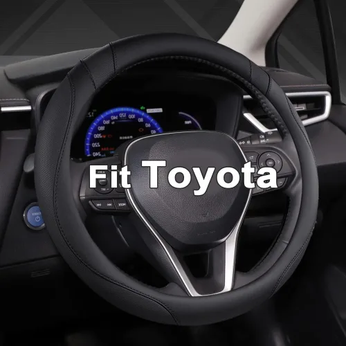 Vista 11 de West Llama - Funda para volante de automóvil personalizada para Toyota Prius, 86, 13.75-14.25 pulgadas