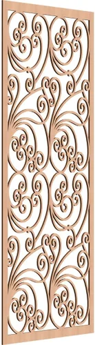 Vista 147 de Ekena Millwork WALW10X25X0250MALBI Marilla Paneles de pared decorativos de madera con calado, 9 3/8 pulgadas de ancho x 24 3/8 pulgadas de alto