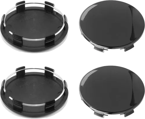 Vista 9 de 4 piezas de tapacubos centrales para llantas de GMC de 2005-2013, compatibles con tapacubos de Sierra/Yukon/Denali, cromados exteriores de 83 mm