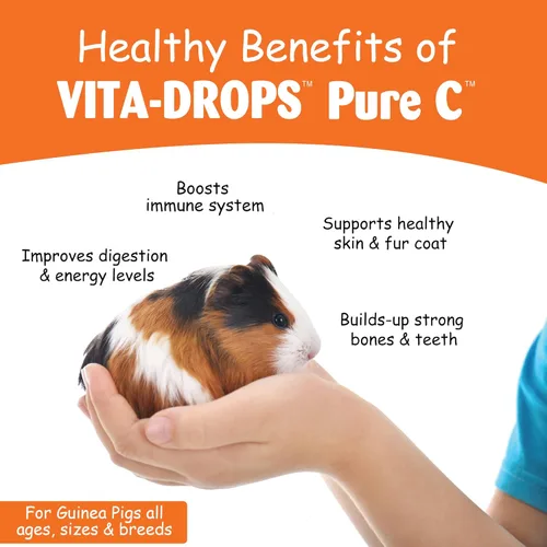 Vista 5 de OASIS #80254 Vita Drops-Pure C para cobayas, 2 onzas, el embalaje puede variar