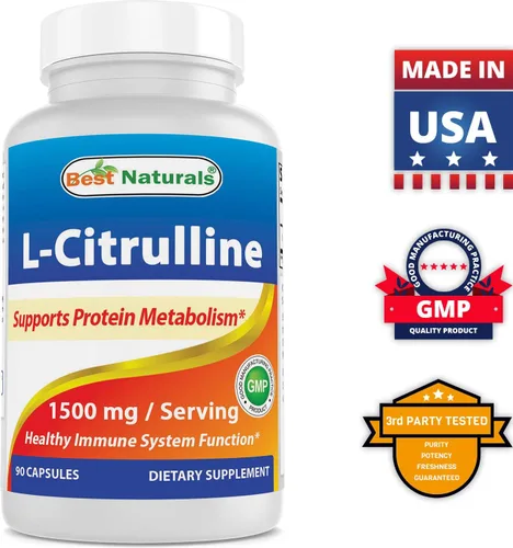 Vista 7 de Best Naturals L-Arginina L-Ornitina - 1000mg y L-citrulina 1500mg