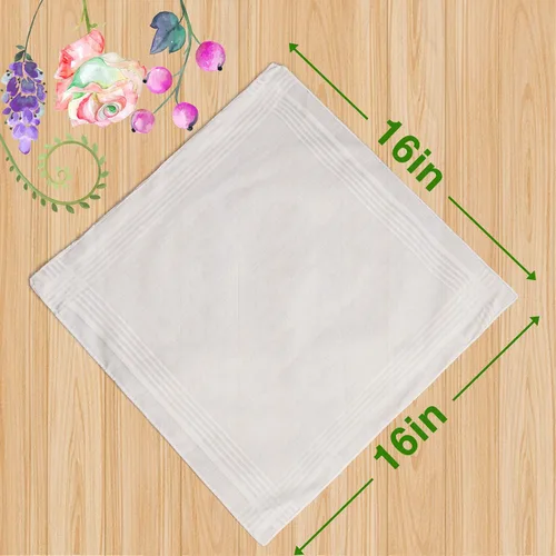 Vista 5 de Scotamalone Pañuelos para hombre 100% algodón suave blanco Hankie Hankerchieves