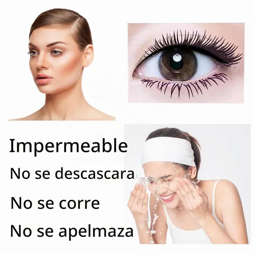Vista 4 de Regalos de Halloween, pestañas de colores, maquillaje, voluminizador, construcción de volumen, impermeable, sensacional, lavable, alargamiento 6