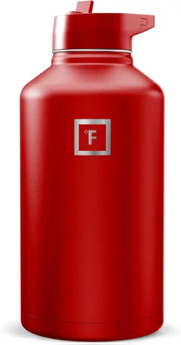 Vista 73 de IRON °FLASK Frasco de hidratación para acampar y senderismo con boquilla, botella de agua deportiva de acero inoxidable aislada de boca ancha, Aurora