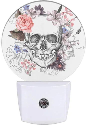 Vista 21 de EKOBLA Luces nocturnas de estrellas de Texas enchufables a la pared, estilo occidental vintage, retro, estrella americana, luces nocturnas LED