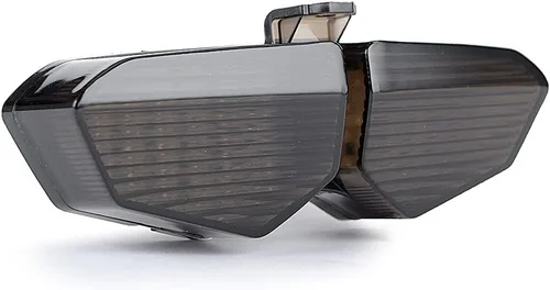 Vista 3 de MZS Motorcycle Tail Light Turn Signal LED Integrated Blinker Smoke Compatible with YZF R6 YZF-R6 2003-2005 / R6S 2006-2009