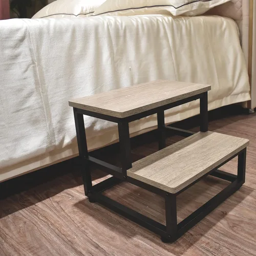 Vista 3 de Taburete de pie para adultos y niños, taburete resistente para armario, taburete de pie resistente para cocina, baño, dormitorio, soporta hasta 500