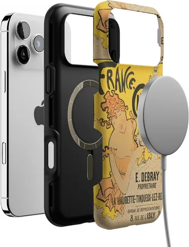 Vista 137 de Casely Funda para iPhone 17 Pro Max Ónix de medianoche Negro brillante Compatible con MagSafe Diseño protector audaz