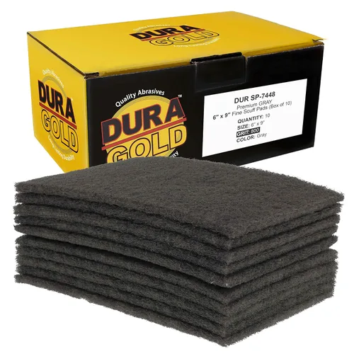 Vista 2 de Dura-Gold Paquete variado de 10 almohadillas prémium de 6 x 9 pulgadas, 2 unidades de cada uno, color granate, gris, dorado, morado y blanco