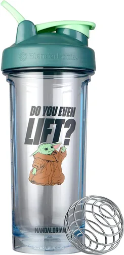 Vista 15 de BlenderBottle - Botella agitadora Pro Series Marvel perfecta para batidos de proteínas y preentrenamiento, 28 onzas, Capitán Marvel