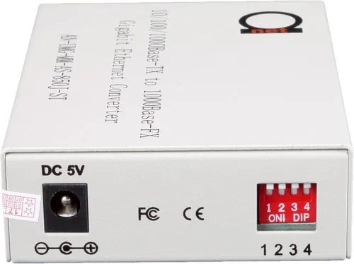 Vista 8 de Convertidor de medios de fibra ST Gigabit Multimodo - Módulo de fibra ST integrado 1,804.5 ft (0,34 millas) 850 nm - a UTP Cat5e 10/100/1000 RJ-45