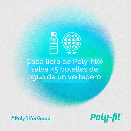 Vista 4 de Poly-Fil Relleno de fibra de poliéster prémium de Fairfield, bolsa de 50 onzas