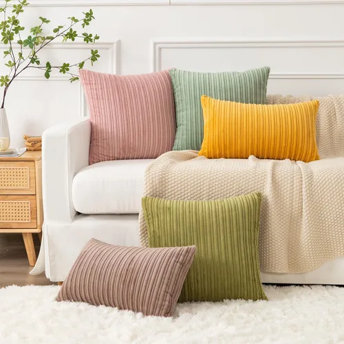 Vista 6 de Kevin Textile - Juego de 2 almohadas decorativas de primavera, regalos para el día de San Valentín, fundas de cojín para sofá, 16 x 16 pulgadas