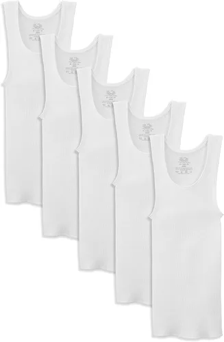 Vista 4 de Fruit of the Loom Boys 5pk White Crew
