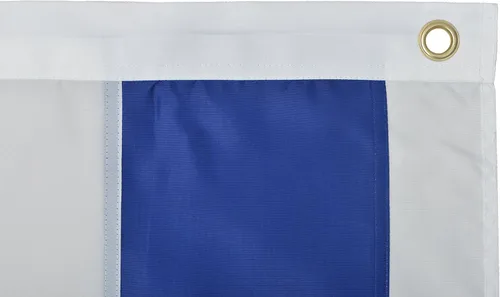 Vista 3 de Bandera de Israel de 3 x 5 pies 210D de nailon bordada de alta calidad para exteriores