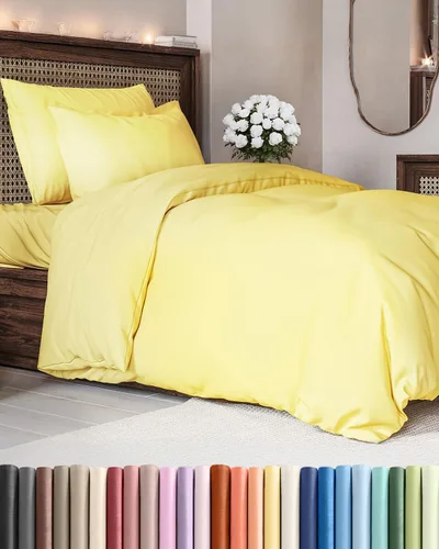 Vista 103 de Juego de funda de edredón tamaño Queen - Funda de edredón extra suave tamaño Queen 90 x 90 con 2 fundas de almohada - Ropa de cama de hotel de lujo